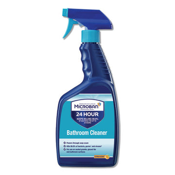 Microban® 24-hour Disinfectant Bathroom Cleaner, Citrus, 32 Oz Spray Bottle freeshipping - TVN Wholesale